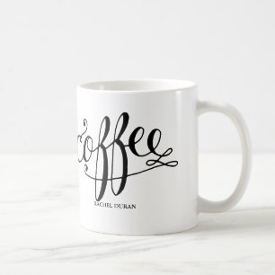 calligraphy coffee mug