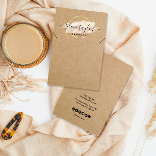 Calligraphy craft paper Necklace display card