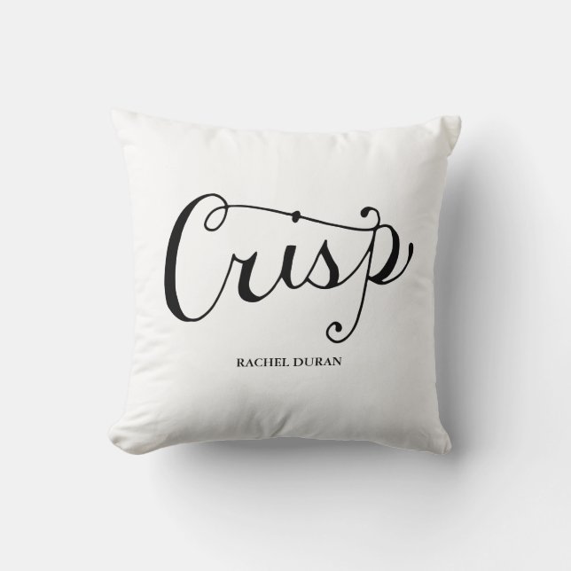 calligraphy crisp pillow (Front)