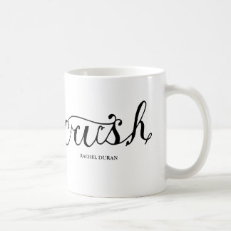 calligraphy crush coffee mug