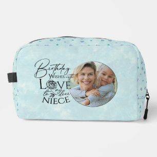 Calligraphy Custom Photo Birthday For Niece Dopp Kit