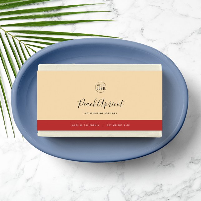 Calligraphy Editable Colours Contrast Product Labe Water Bottle Label (Creator Uploaded)