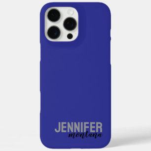Calligraphy Elegant Plain Add Own Name iPhone 16 Pro Max Case