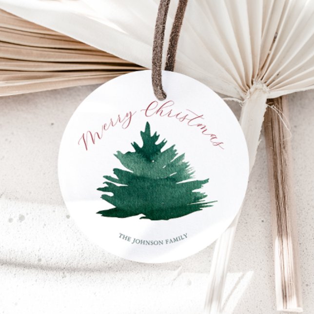 Calligraphy Green Christmas Tree  Ornament (Creator Uploaded)