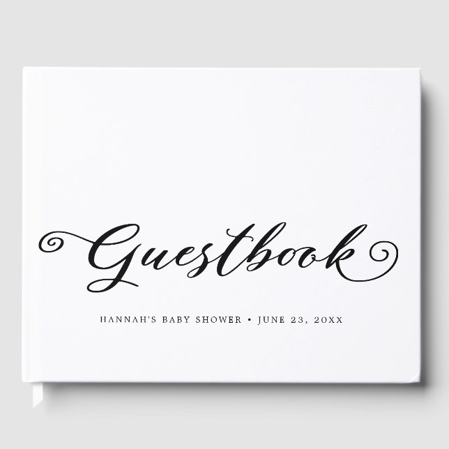 Calligraphy Guestbook (Front)