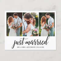 Calligraphy Just Married 3 Photo