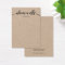 Calligraphy Kraft Typography Earring Display Card