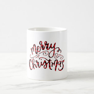 Calligraphy Merry Christmas Mug