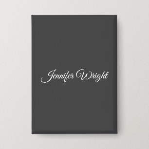 Calligraphy minimalist plain modern grey