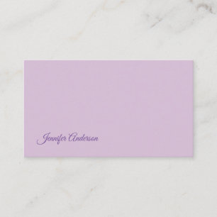 Calligraphy Pastel Thistle Pink Personalised Name Enclosure Card