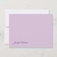 Calligraphy Pastel Thistle Pink Personalised Name