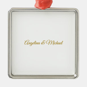 Calligraphy Professional Elegant Gold Colour Metal Ornament