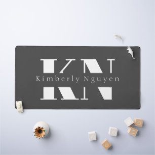 calligraphy script Name Desk Mat