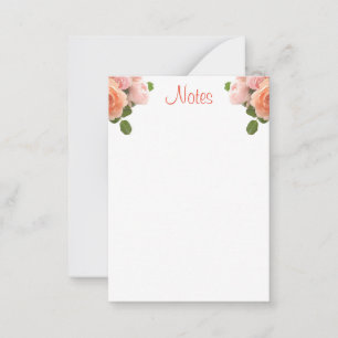 Calligraphy Script Watercolor Roses Template Chic