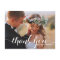 Calligraphy Script Wedding Thank You Photo