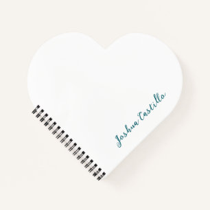 Calligraphy Simple Plain Professional Name Notebook