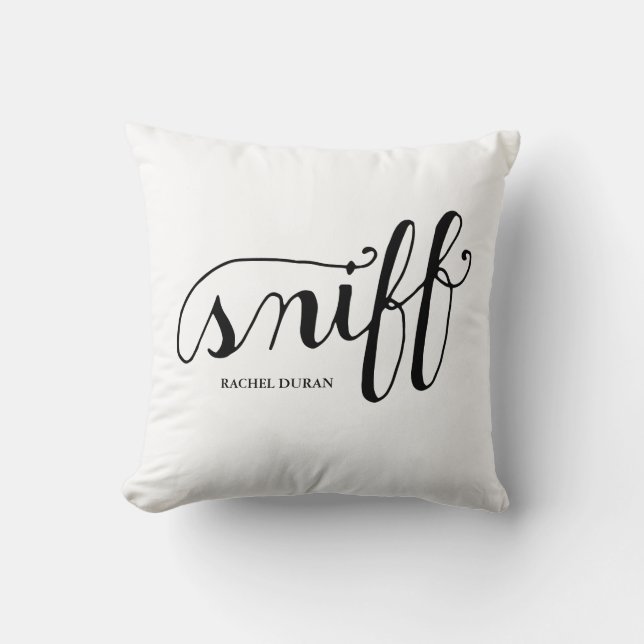 calligraphy sniff pillow (Front)