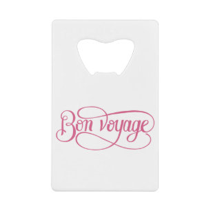 Calligraphy sticker bon voyage