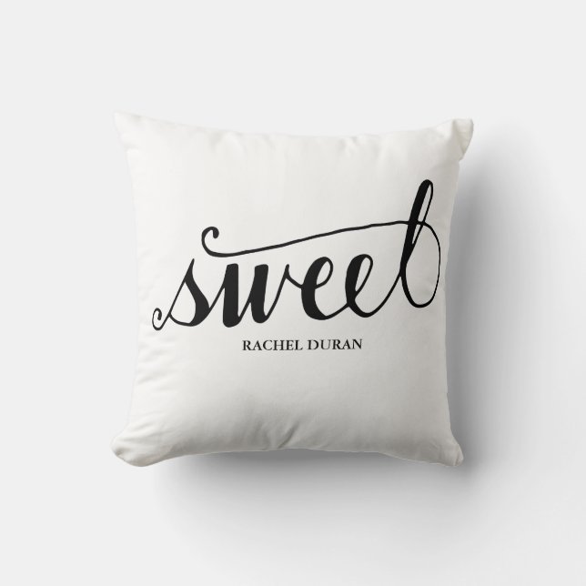 calligraphy sweet pillow (Front)