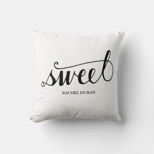 calligraphy sweet pillow (Front)