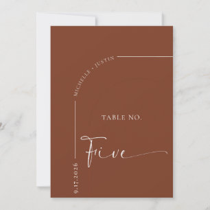 Calligraphy Table Wedding Table Cards