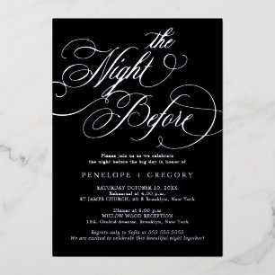 Calligraphy timeless Silver The night before 