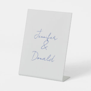 Calligraphy trendy classical plain personal names pedestal sign