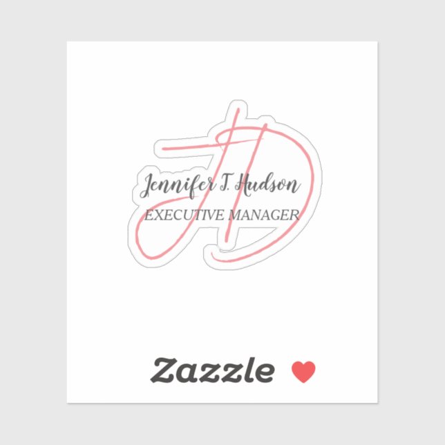 Calligraphy trendy classical script monogram (Sheet)