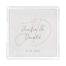 Calligraphy trendy classical script monogram