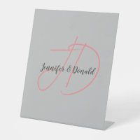 Calligraphy trendy classical script monogram