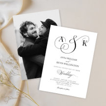 Calligraphy wedding invitations