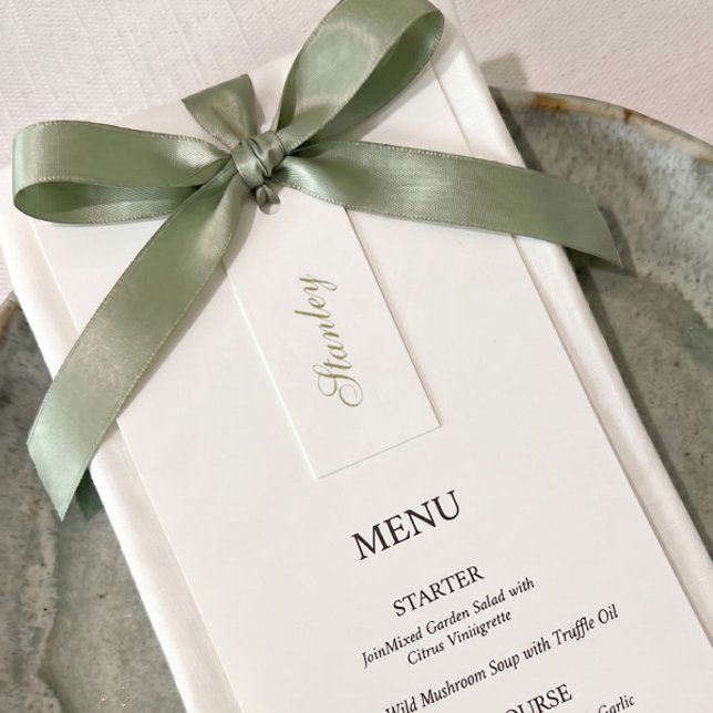 Calligraphy Wedding Name Tag Table Menu Cards (Creator Uploaded)