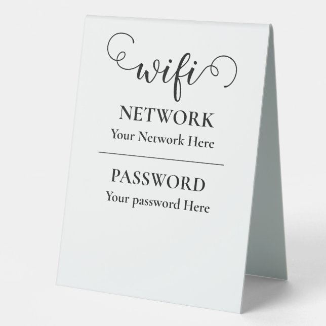 calligraphy wifi password  (Front)