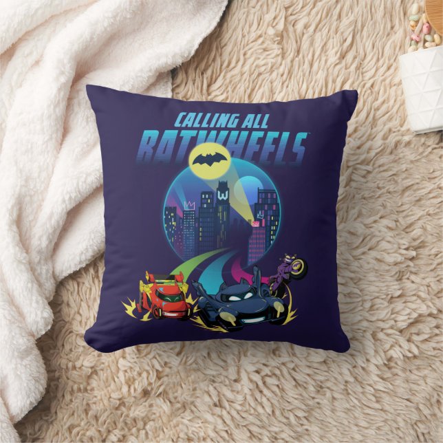 Calling all Batwheels™ Cushion (Blanket)