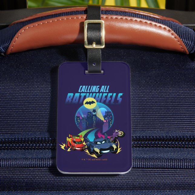 Calling all Batwheels™ Luggage Tag (Front Insitu 2)
