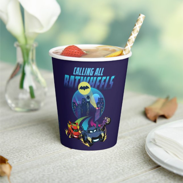 Calling all Batwheels™ Paper Cups (Insitu)