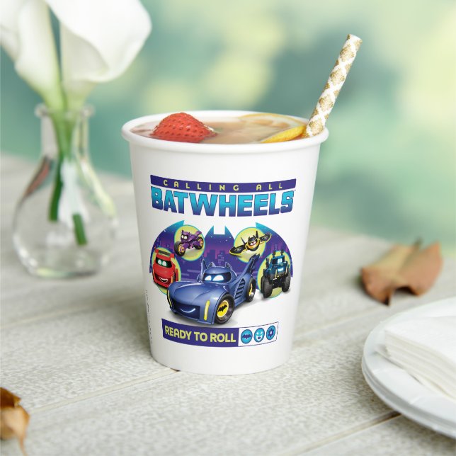 Calling all Batwheels™ - Ready to Roll Paper Cups (Insitu)