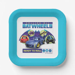 Calling all Batwheels™ - Ready to Roll Paper Plate