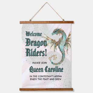 Calling All Dragon Riders Birthday  Hanging Tapestry