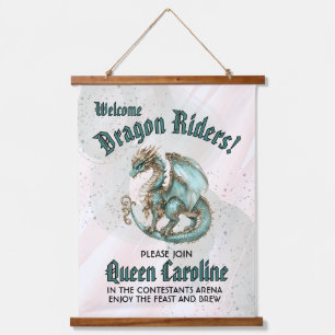 Calling All Dragon Riders Birthday  Hanging Tapestry