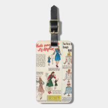 Calling All Girls Luggage tag