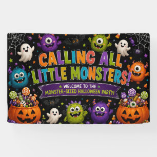 Calling All Monsters Party Banner
