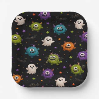 Calling All Monsters Party Plates