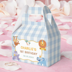 Calling All Party Animals Safari Zoo Birthday Favour Box