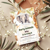 Calling All Party Animals Safari Zoo Birthday