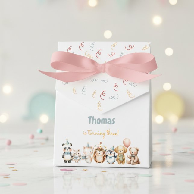 Calling all pawty animals birthday party favour box (Creator Uploaded)