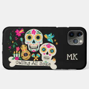 Calling All Souls Day of the Dead Colourful iPhone 11 Pro Max Case