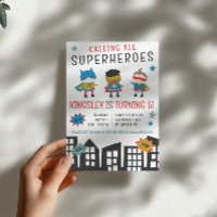 Calling all Superheroes!  Superhero Birthday Party