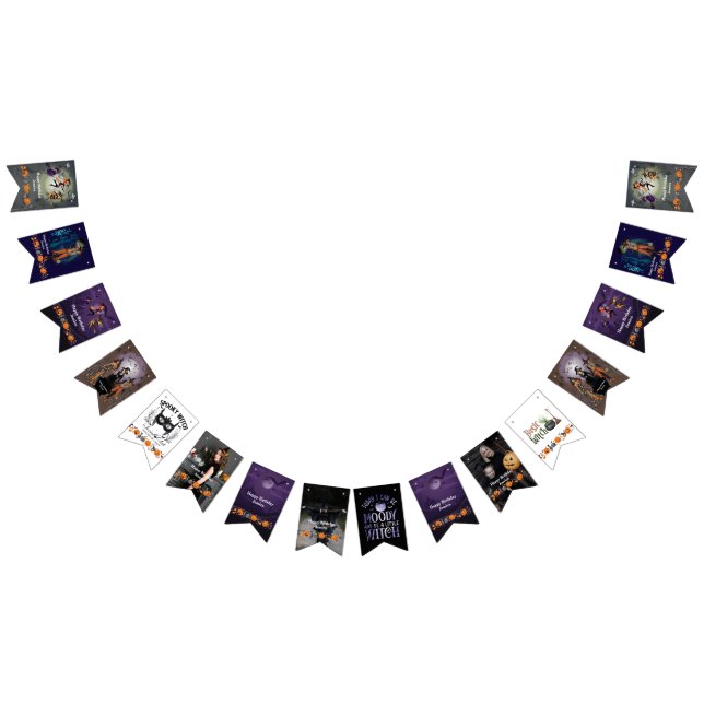 Calling All Witches Halloween Party 30Th Birthday Bunting (All)