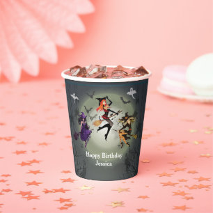 Calling All Witches Halloween Party 30Th Birthday Paper Cups